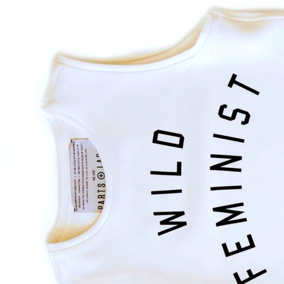Parts + Labor - Wild Feminist - Crop Top - Size Medium - Picture 3 of 4